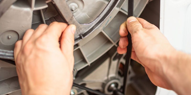 علائم خرابی تسمه ماشین لباسشویی