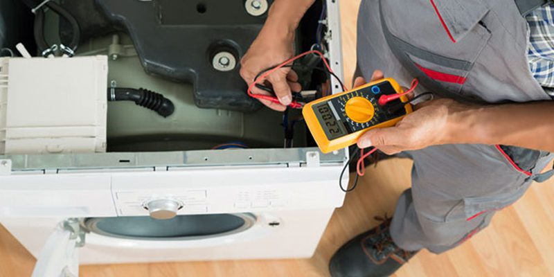 برق دار شدن بدنه لباسشویی