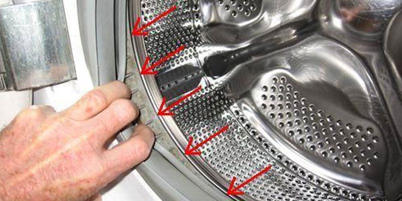 علت خرابی لاستیک دور درب لباسشویی