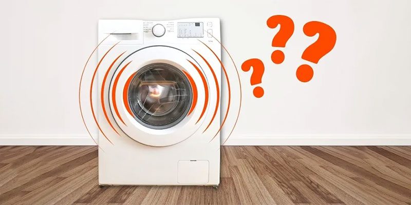 علت تکان خوردن دیگ لباسشویی